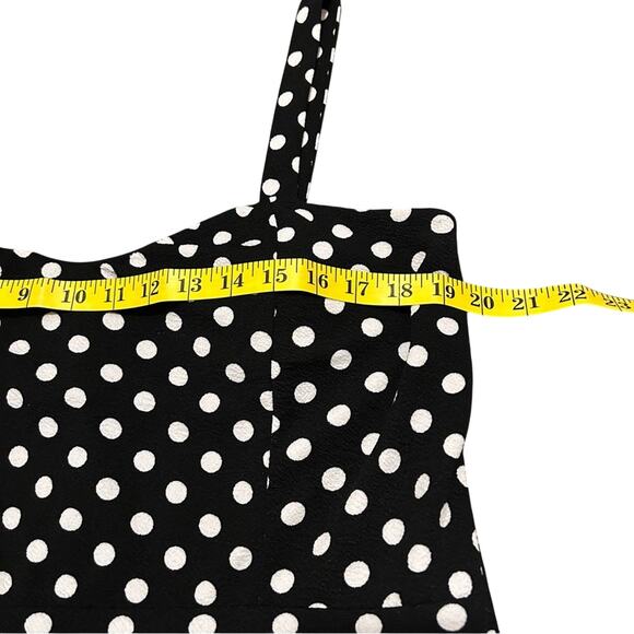 Women’s Black and White Polka Dot Dress Swing Pin-Up Size 2X Plus - Picture 6 of 8